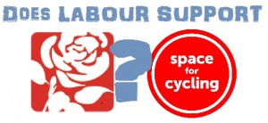 No Labour candididates in Islington have signed up to support Space for Cycling. This makes their Manifesto look like empty promises.