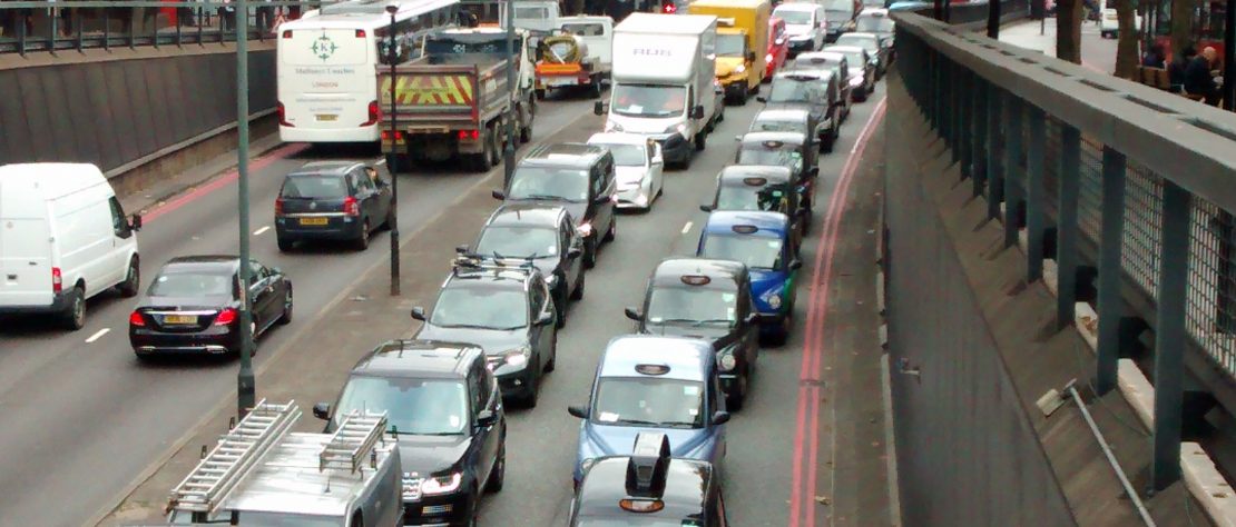 Traffic on Euston Road